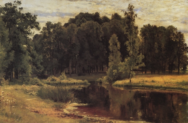 Пруд в старом парке. 1897