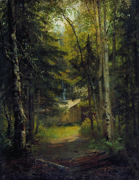 Сторожка в лесу. 1870-е