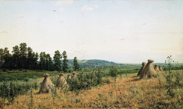 Сжатое поле. Полесский пейзаж. 1884