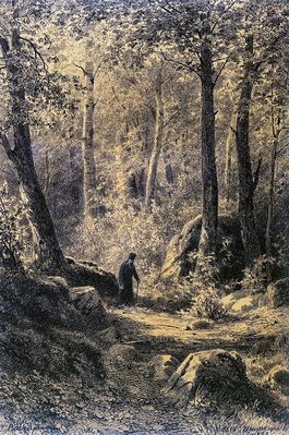 Вид на острове Валааме. 1860-е