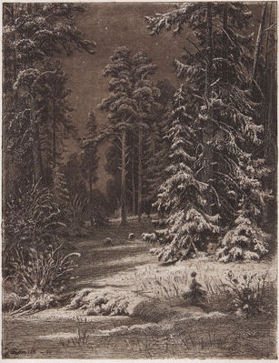 Зимняя лунная ночь. 1876-1892