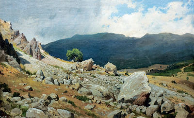 "из окрестностей Гурзуфа. Этюд", 1879