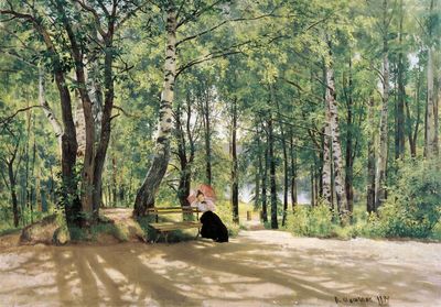 Около дачи (На даче), 1894