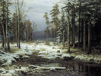 «Первый снег», 1875