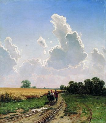 "Полдень. Окрестности Москвы. Братцево", 1866