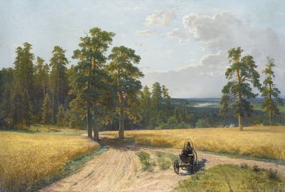 "На краю соснового леса", 1897