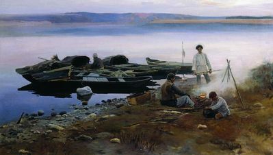 На Волге. 1897