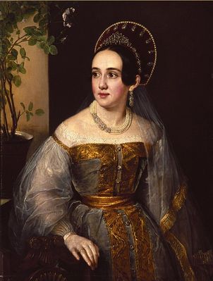 Портрет Екатерины Ивановны Карзинкиной. 1838