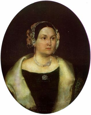 Женский портрет . 1841