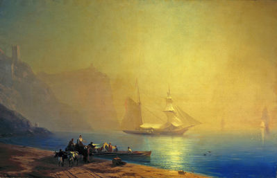 «Утро на морском берегу. Судак», 1856