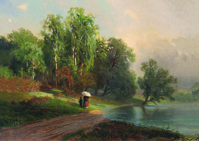 Лето. Речка в Красном Селе. 1870