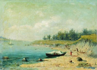 На берегу Волги. 1870