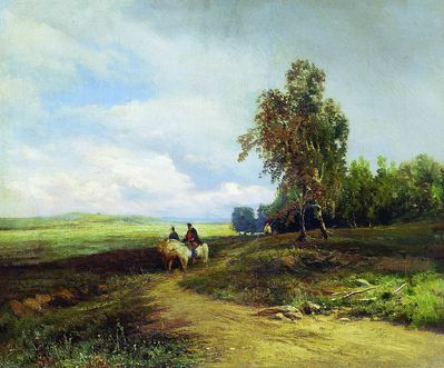 Пейзаж с облаками
