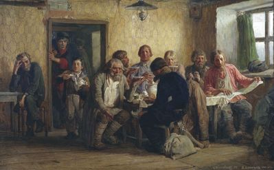 "Чаепитие в трактире (В харчевне)", 1874