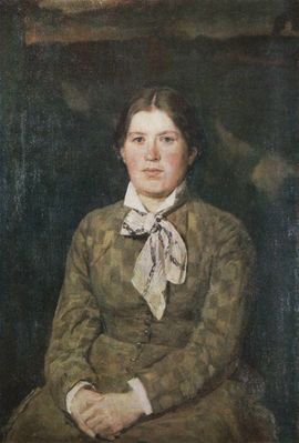 "Портрет Александры Владимировны Васнецовой, жены художника", 1878