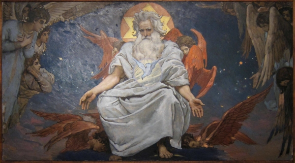 Бог Саваоф. 1885-1896 Эскиз