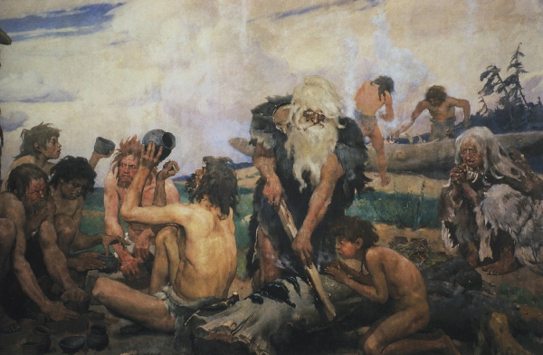 Каменный век. Деталь фриза. 1882-1885