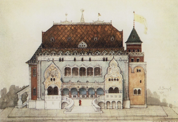 Проект русского павильона на Парижской выставке. 1898