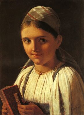 «Девочка с гармоникой», 1840-е