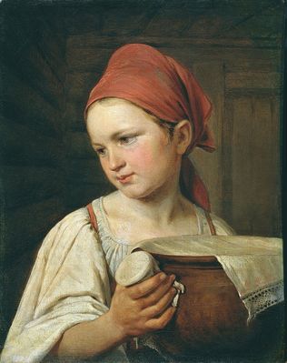 "Молочница (Крестьянка с подойником)", Не позднее 1826