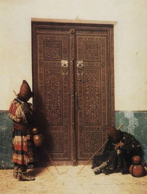 "У дверей мечети", 1873
