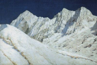 "В индии. Снега Гималаев", 1880-е