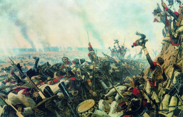 Конец Бородинского боя. 1899-1900