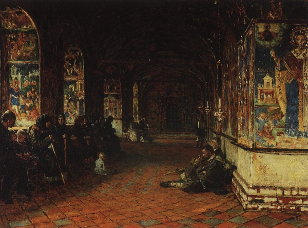 Паперть церкви Иоанна Предтечи в Толчкове. Ярославль. 1888