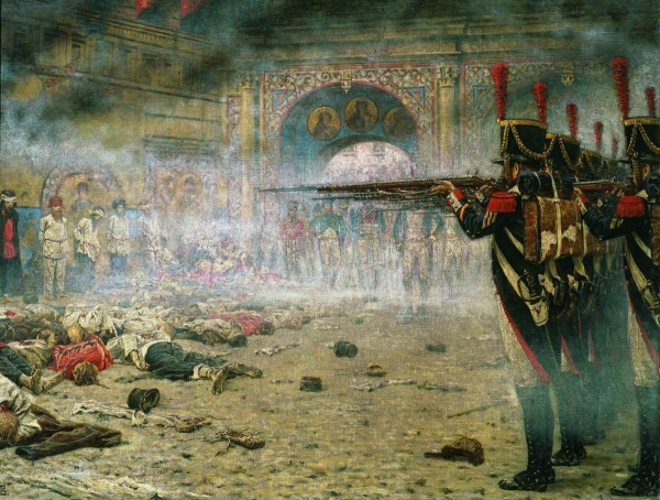 В покоренной Москве ("Поджигатели" или "Расстрел в Кремле"). 1897-1898