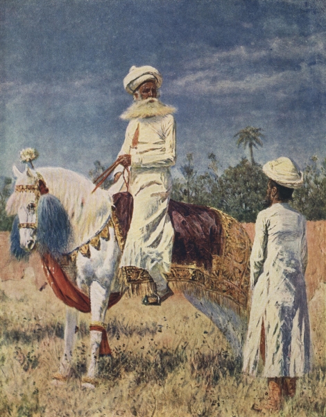 Всадник в Джайпуре. Около 1880