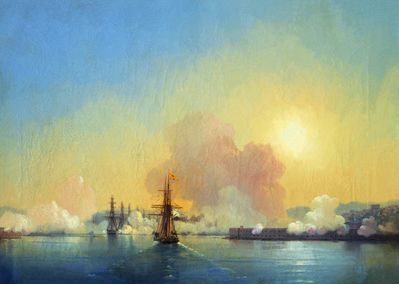 «Вход в Севастопольскую бухту», 1852