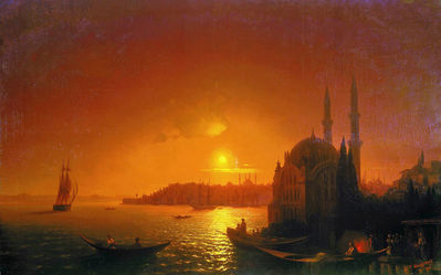 "Вид Константинополя при лунном освещении", 1846