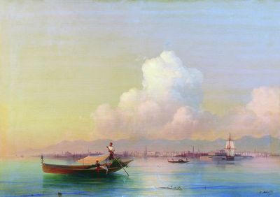 «Вид Венеции со стороны Лидо», 1855