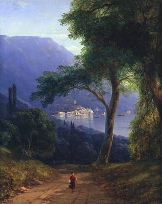 «Вид из Ливадийского парка на Ялту», 1861