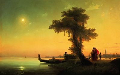 «Вид на залив около Венеции», 1841