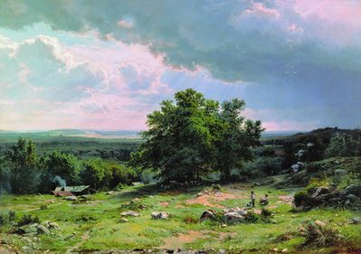 «Вид в окрестностях Дюссельдорфа», 1865