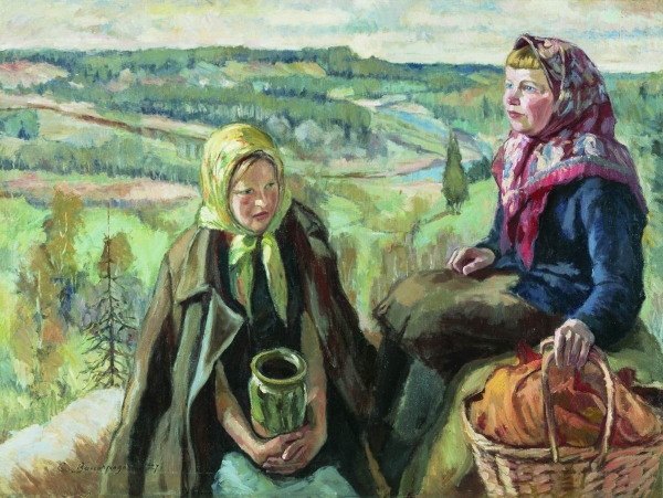 Деревенские девочки. 1927