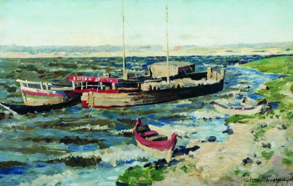 На Волге. 1889