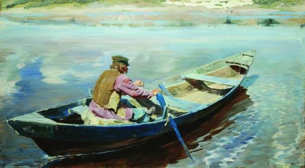 На реке. 1899