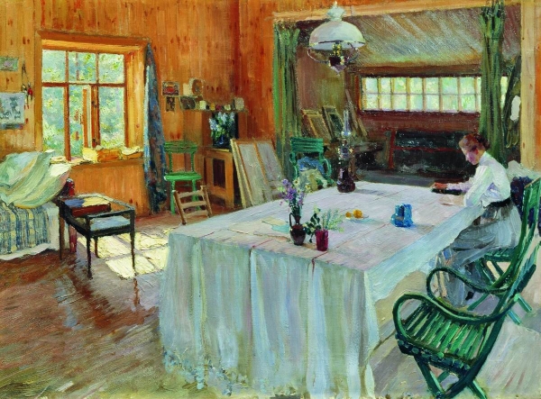 У К.А.Коровина. 1907