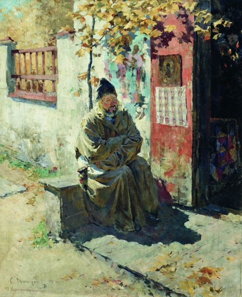 У часовни. 1892