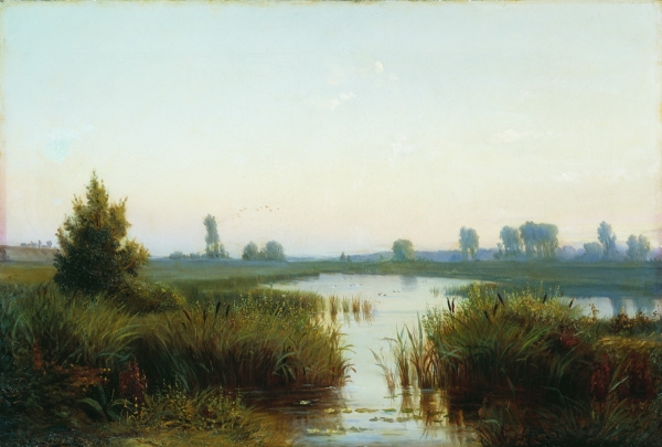Пейзаж с болотом. 1898