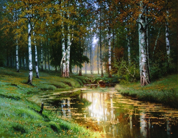 Пейзаж с рекой. 1893