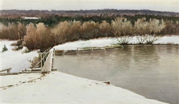Зимний пейзаж. 1893