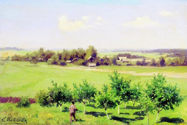 Летний день. Начало 1880-х Этюд