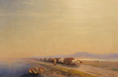 «Волы на перешейке», 1860
