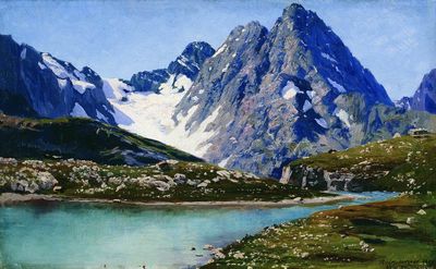 «Кавказ. Тебердинское озеро», 1894