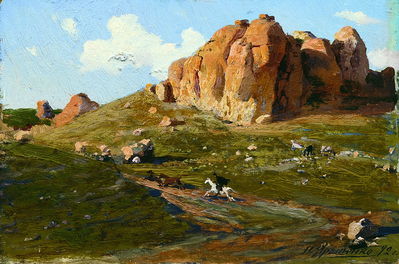 «Красные камни», 1892