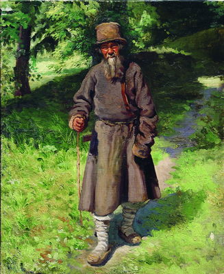 "Крестьянин в лесу", 1880-1890-е