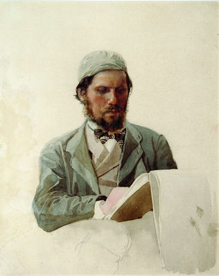 Портрет художника ивана Николаевича Крамского. 1874
